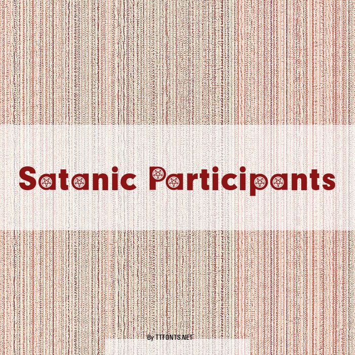 Satanic Participants example